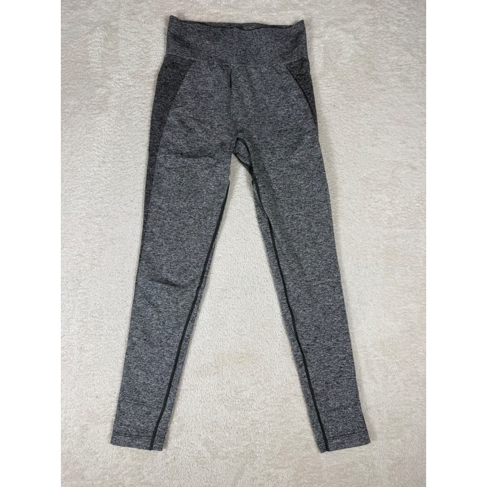 Gymshark Flex Seamless Leggings Womens S Grey Excellent Contoured Activewear